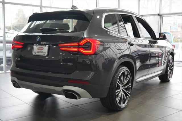 used 2022 BMW X3 car, priced at $27,150