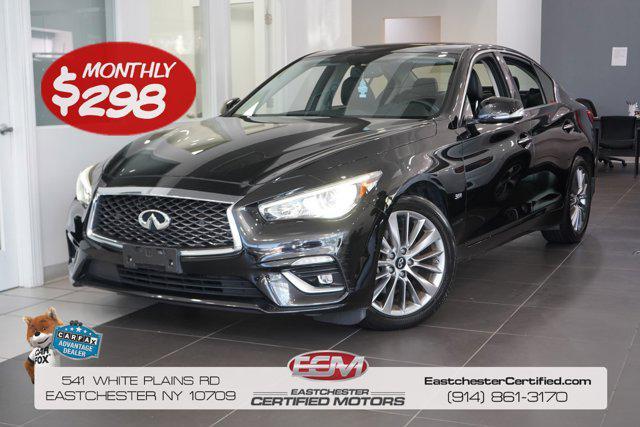 used 2018 INFINITI Q50 car, priced at $19,818