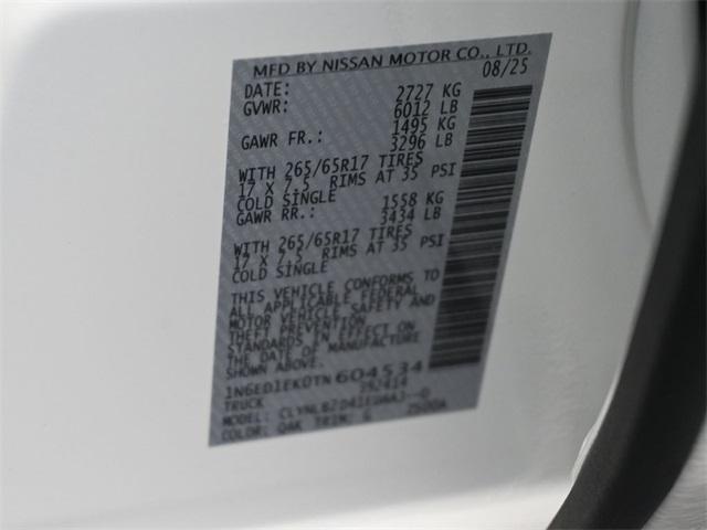 new 2026 Nissan Frontier car, priced at $42,635