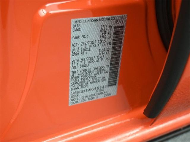 new 2025 Nissan Frontier car, priced at $45,660