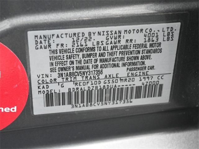 used 2022 Nissan Sentra car, priced at $18,995
