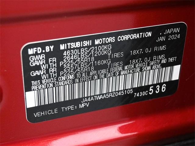used 2024 Mitsubishi Eclipse Cross car, priced at $20,997