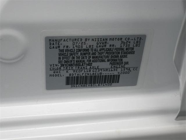 new 2025 Nissan Versa car, priced at $22,700