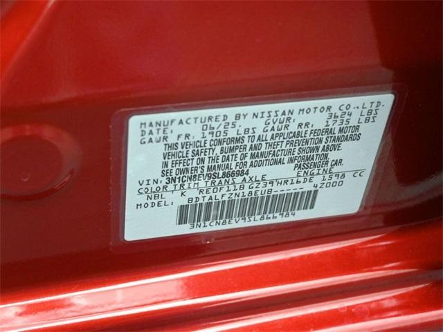 new 2025 Nissan Versa car, priced at $23,475