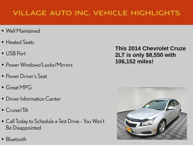 used 2014 Chevrolet Cruze car, priced at $8,550