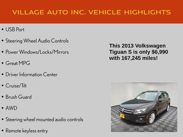 used 2013 Volkswagen Tiguan car, priced at $6,990