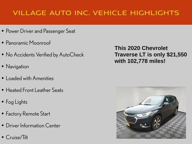 used 2020 Chevrolet Traverse car, priced at $21,550