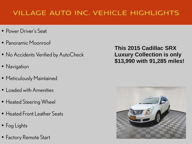 used 2015 Cadillac SRX car, priced at $13,990