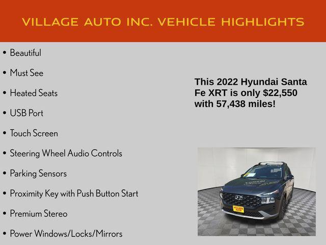 used 2022 Hyundai Santa Fe car, priced at $22,550