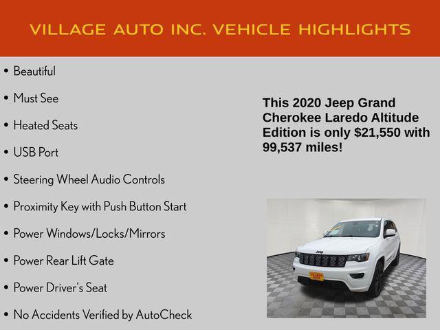 used 2020 Jeep Grand Cherokee car, priced at $21,550