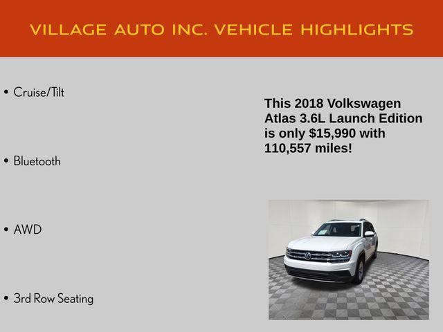 used 2018 Volkswagen Atlas car, priced at $15,990