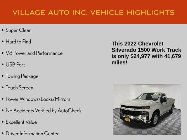 used 2022 Chevrolet Silverado 1500 car, priced at $24,977