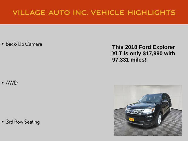 used 2018 Ford Explorer car, priced at $17,990