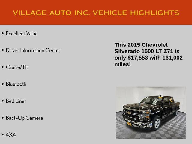 used 2015 Chevrolet Silverado 1500 car, priced at $17,553
