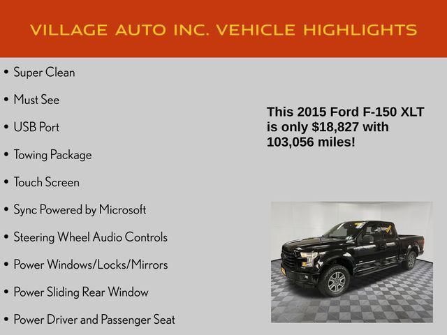 used 2015 Ford F-150 car, priced at $18,827
