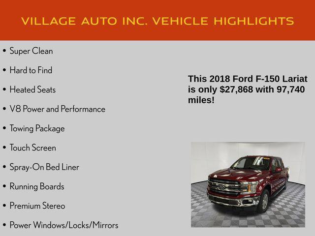 used 2018 Ford F-150 car, priced at $27,868