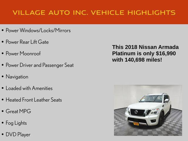 used 2018 Nissan Armada car, priced at $16,990