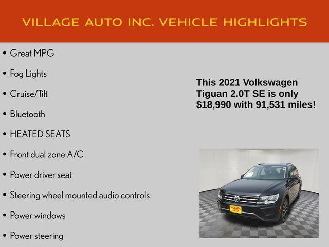 used 2021 Volkswagen Tiguan car, priced at $18,990