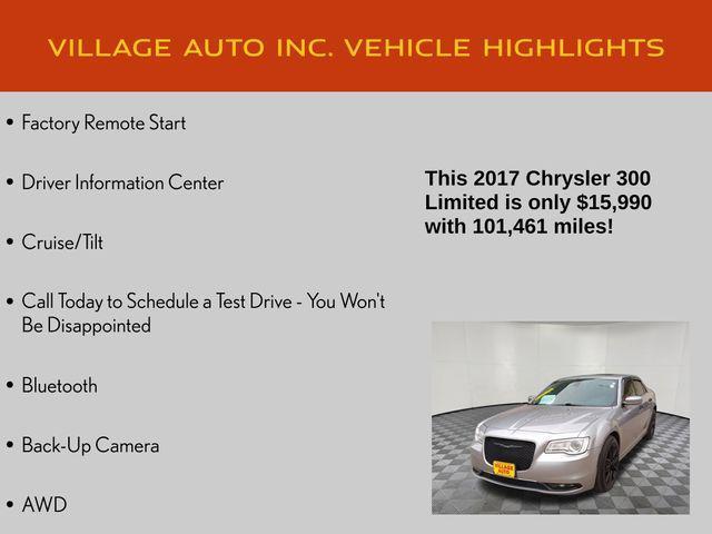 used 2017 Chrysler 300 car, priced at $15,990