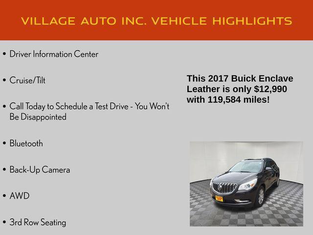used 2017 Buick Enclave car, priced at $12,990