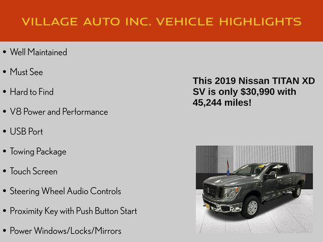 used 2019 Nissan Titan XD car, priced at $30,990
