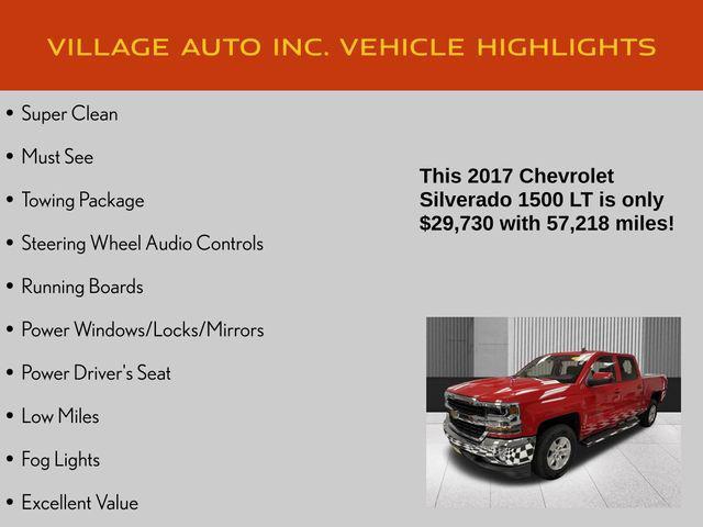 used 2017 Chevrolet Silverado 1500 car, priced at $29,730