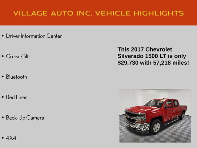 used 2017 Chevrolet Silverado 1500 car, priced at $29,730