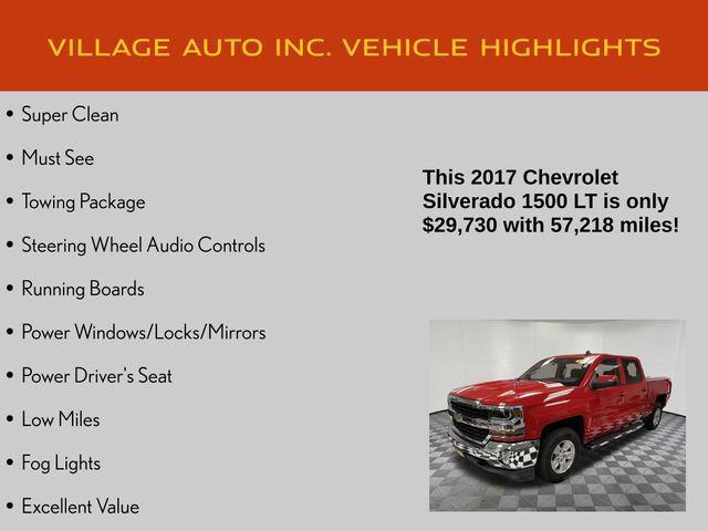 used 2017 Chevrolet Silverado 1500 car, priced at $29,730