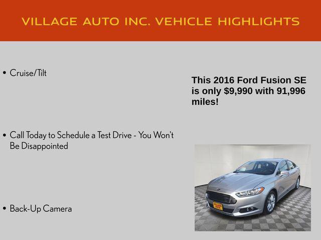 used 2016 Ford Fusion car, priced at $9,990