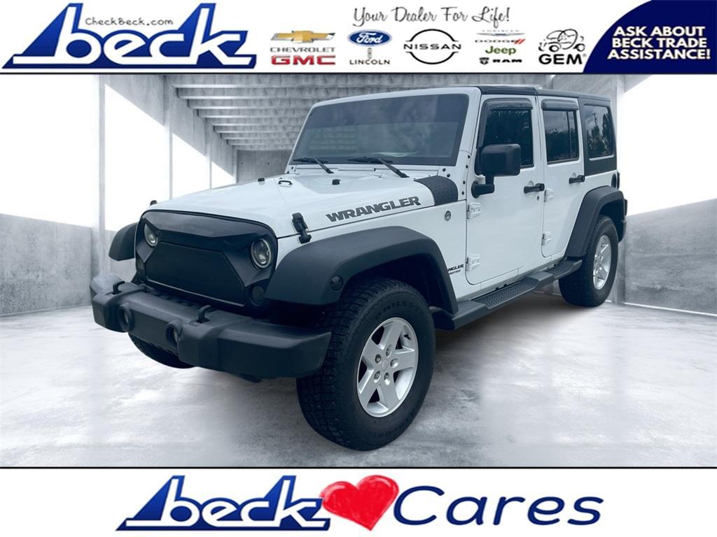 used 2017 Jeep Wrangler Unlimited car, priced at $19,991