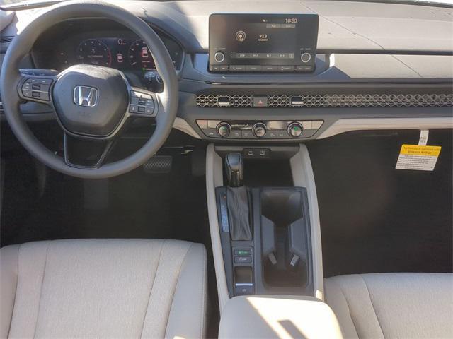 new 2025 Honda Accord car, priced at $30,750