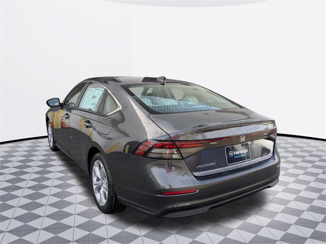 new 2025 Honda Accord car, priced at $28,645