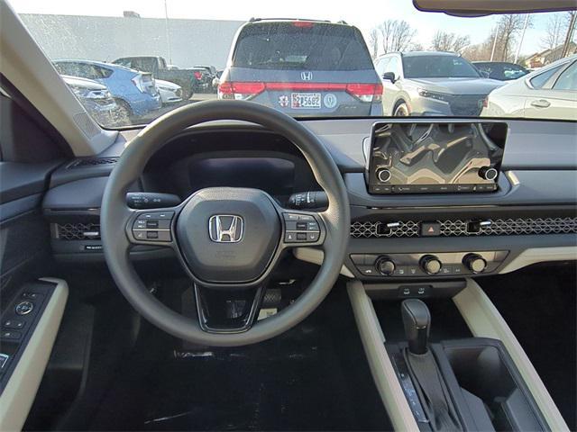 new 2025 Honda Accord car, priced at $30,650