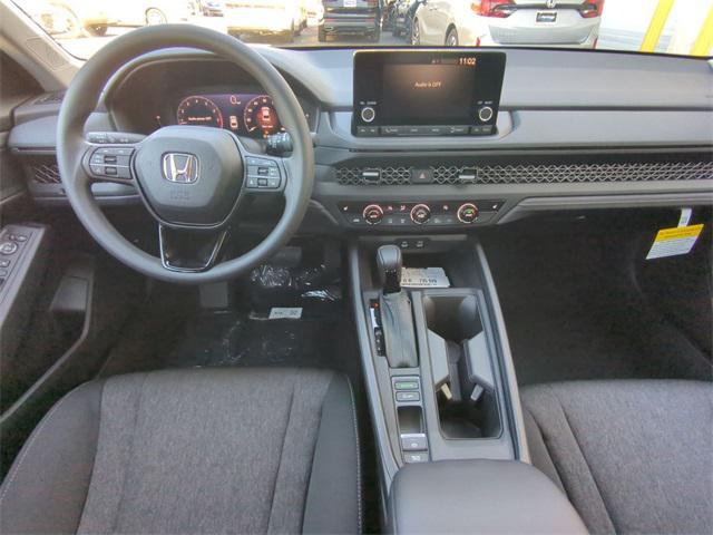 new 2025 Honda Accord car, priced at $30,650