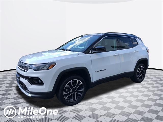 used 2022 Jeep Compass car, priced at $21,500