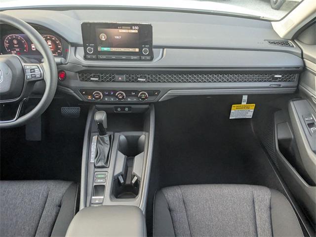 new 2025 Honda Accord car, priced at $30,750