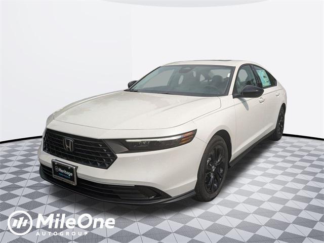new 2025 Honda Accord car, priced at $30,705
