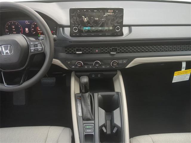 new 2025 Honda Accord car, priced at $30,705