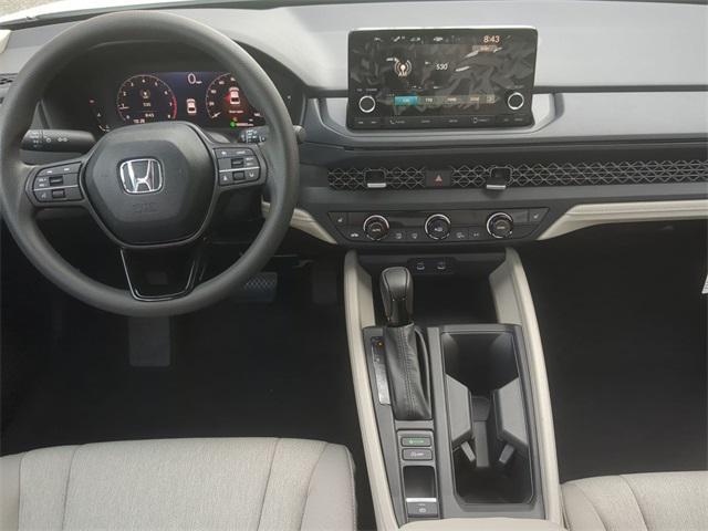 new 2025 Honda Accord car, priced at $30,705