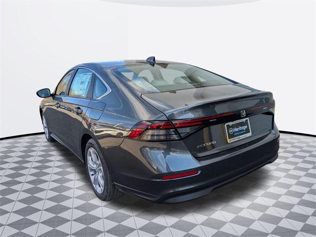 new 2025 Honda Accord car, priced at $28,257