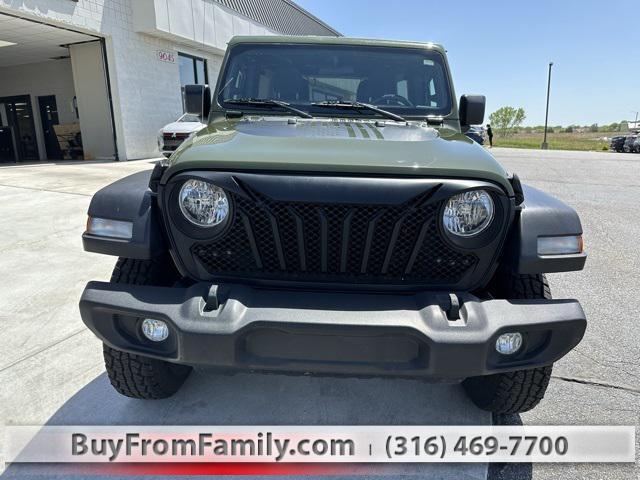 used 2021 Jeep Wrangler Unlimited car, priced at $31,129