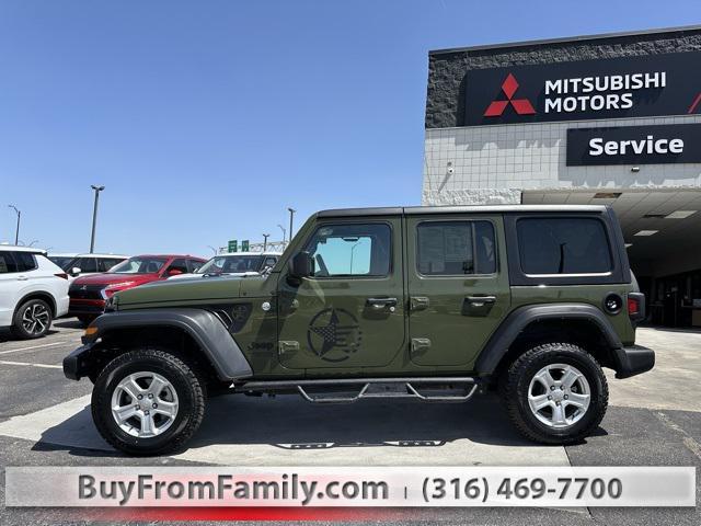 used 2021 Jeep Wrangler Unlimited car, priced at $31,129