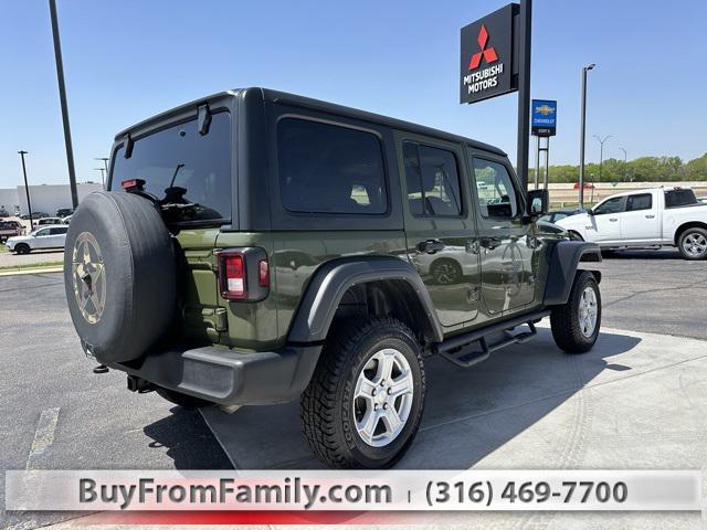 used 2021 Jeep Wrangler Unlimited car, priced at $30,300