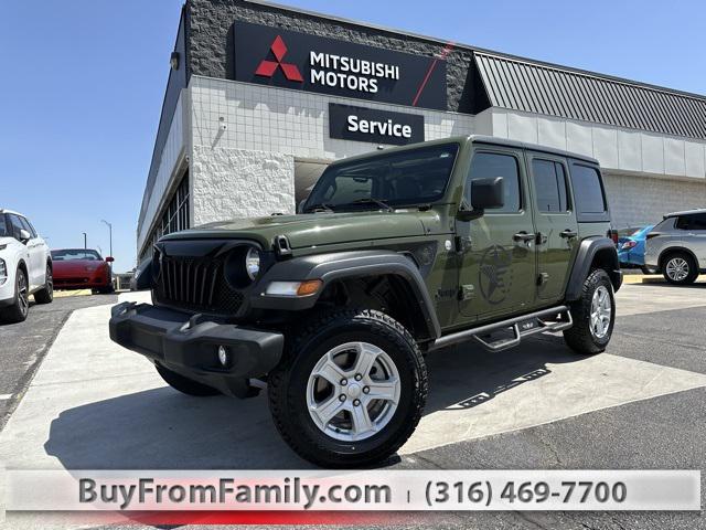 used 2021 Jeep Wrangler Unlimited car, priced at $31,340