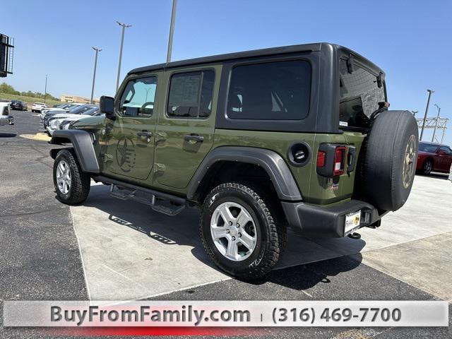 used 2021 Jeep Wrangler Unlimited car, priced at $30,300