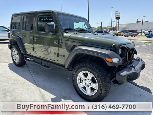 used 2021 Jeep Wrangler Unlimited car, priced at $30,300