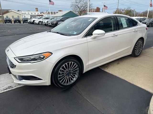 used 2018 Ford Fusion car, priced at $18,500