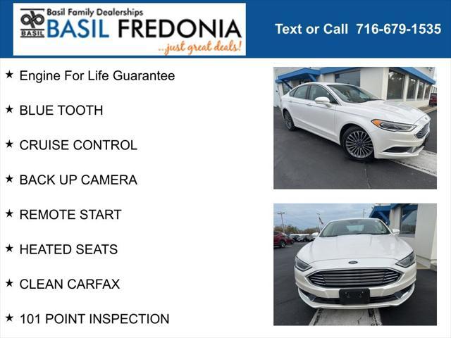 used 2018 Ford Fusion car, priced at $18,500