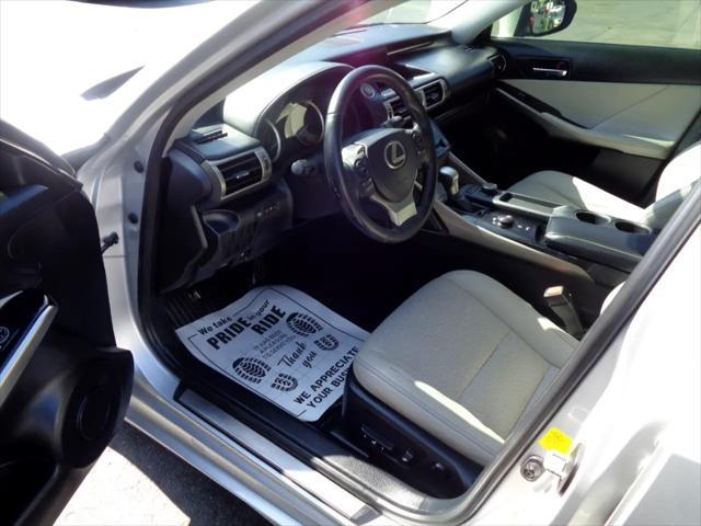 used 2014 Lexus IS 250 car, priced at $14,995