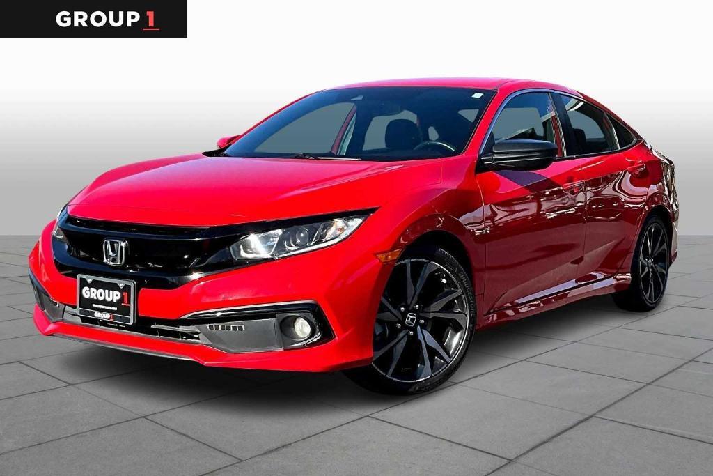 used 2020 Honda Civic car, priced at $18,490